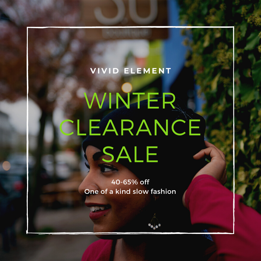 winter clearance sale, vivid element, january 27 - february 2, 2021