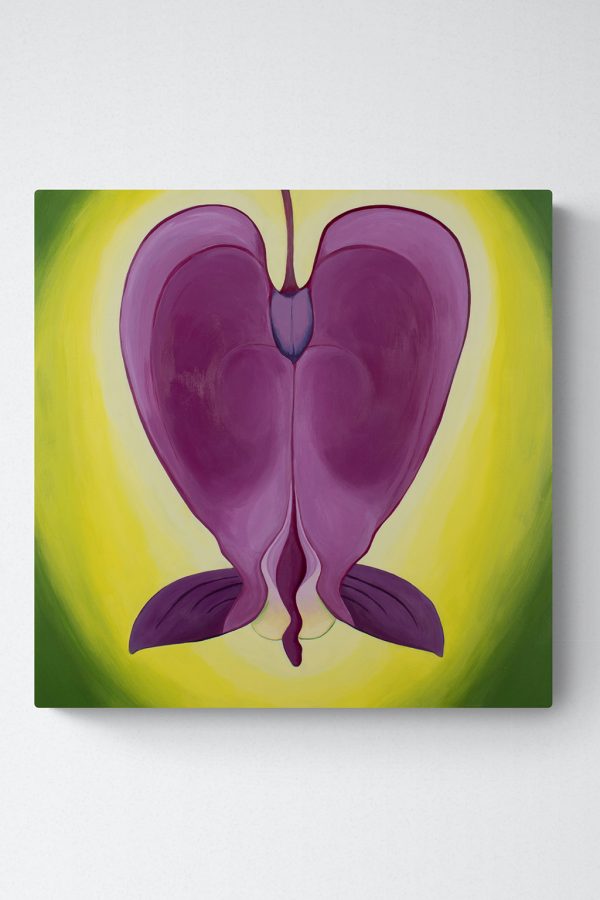 painting of a bleeding heart flower by Amy Daileda